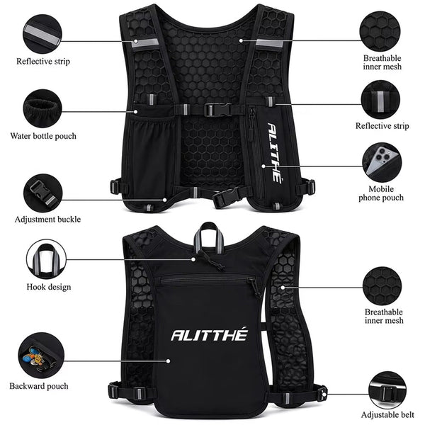 Performance Running Vest Blackout