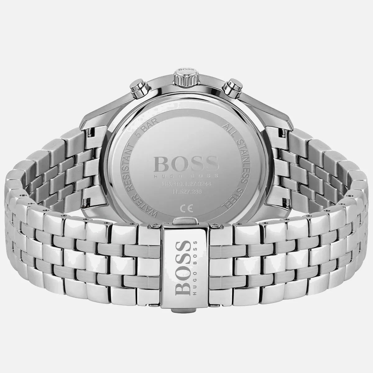 Hugo Boss herreur i rustfrit stål med kronograffunktion