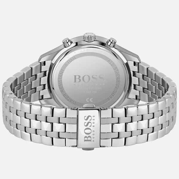 Hugo Boss herreur i rustfrit stål med kronograffunktion
