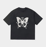 Butterfly Tee White - Box Fit