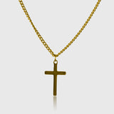Cross Necklace - 18k Gold Plated