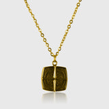 Orbit Necklace – 18K Gold Plated Men's Necklace 55 cm Masculine Pendant