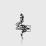Snake Ring Silver – Snake ring for men in silver-colored stainless steel
