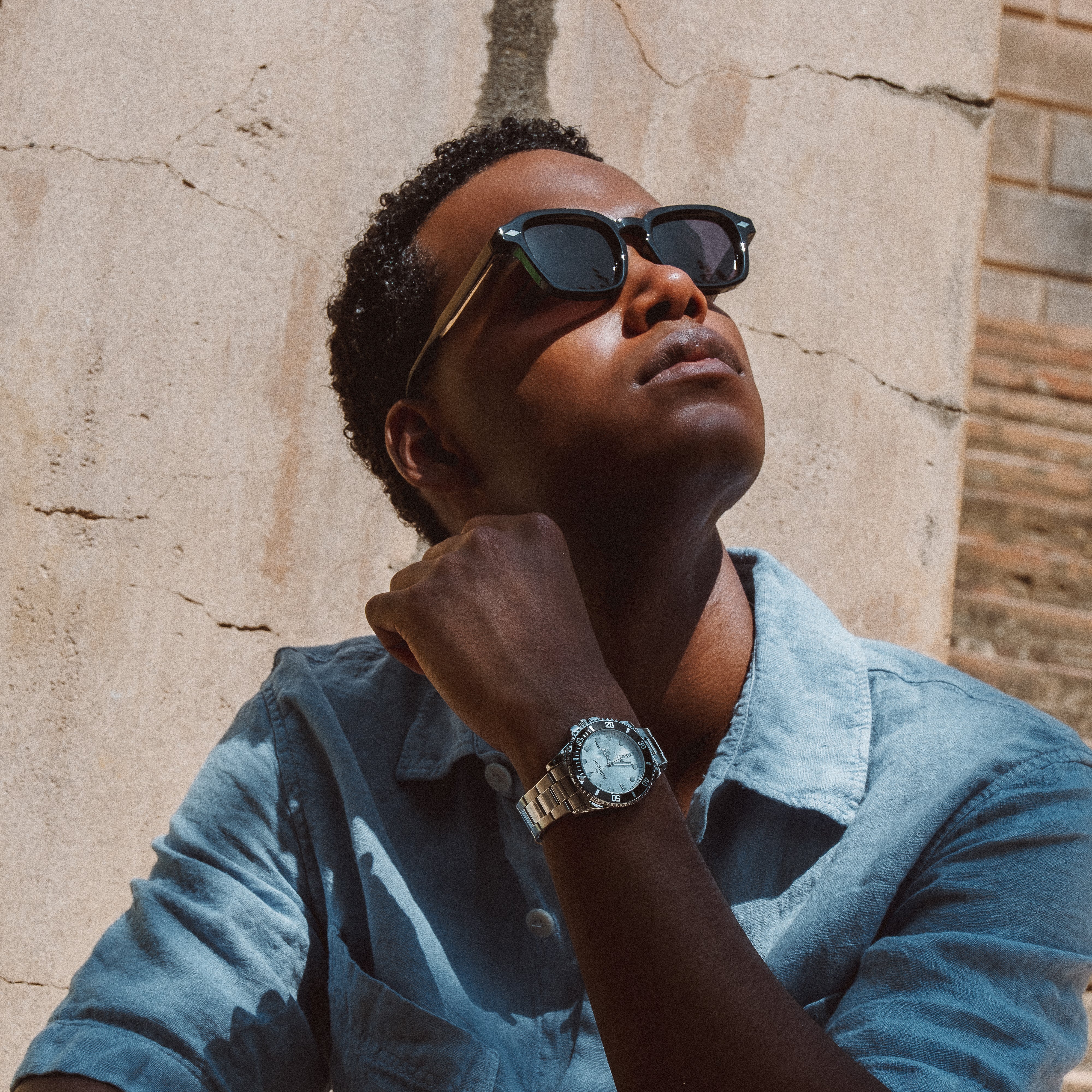 sorte solbriller herre