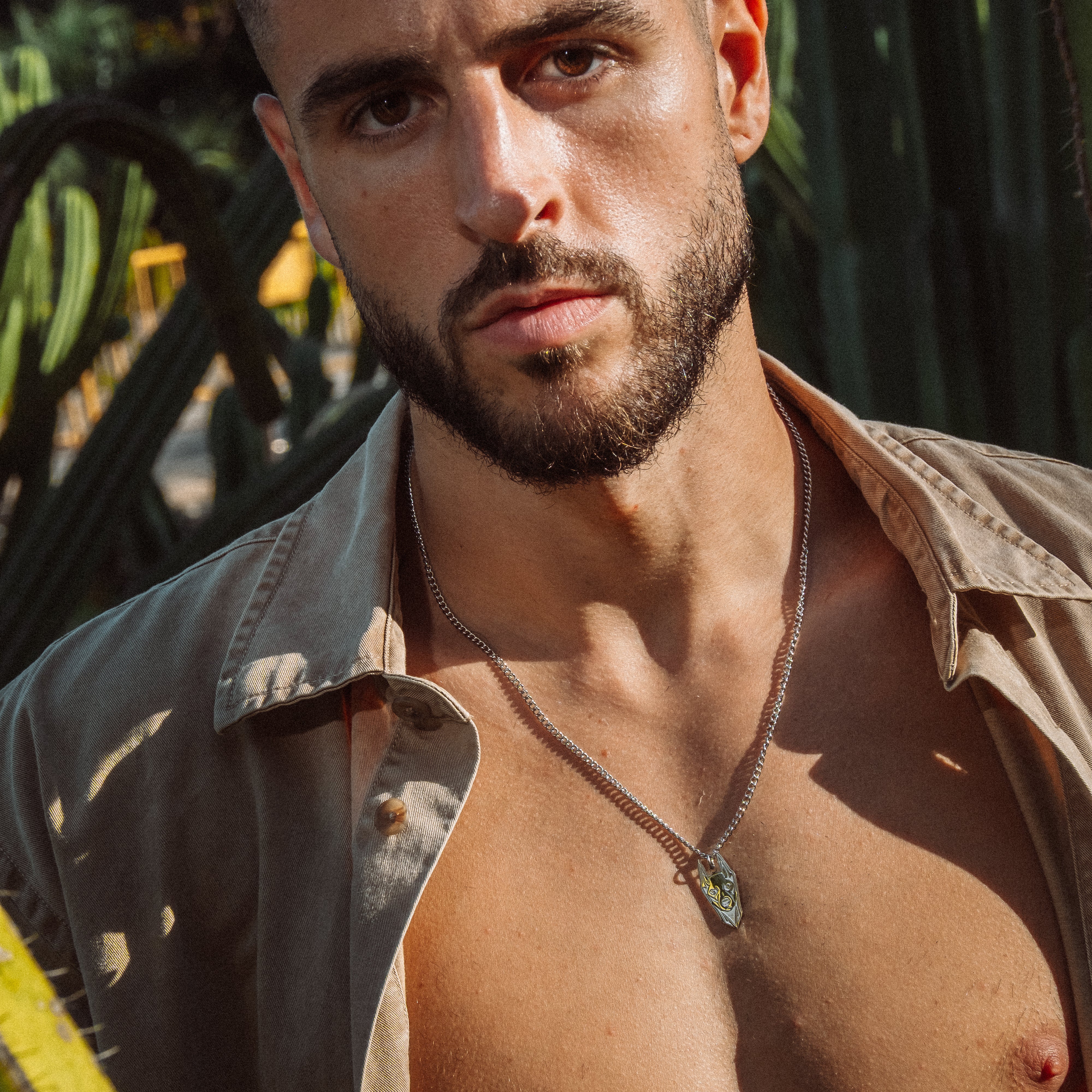 Doberman Necklace - Silver