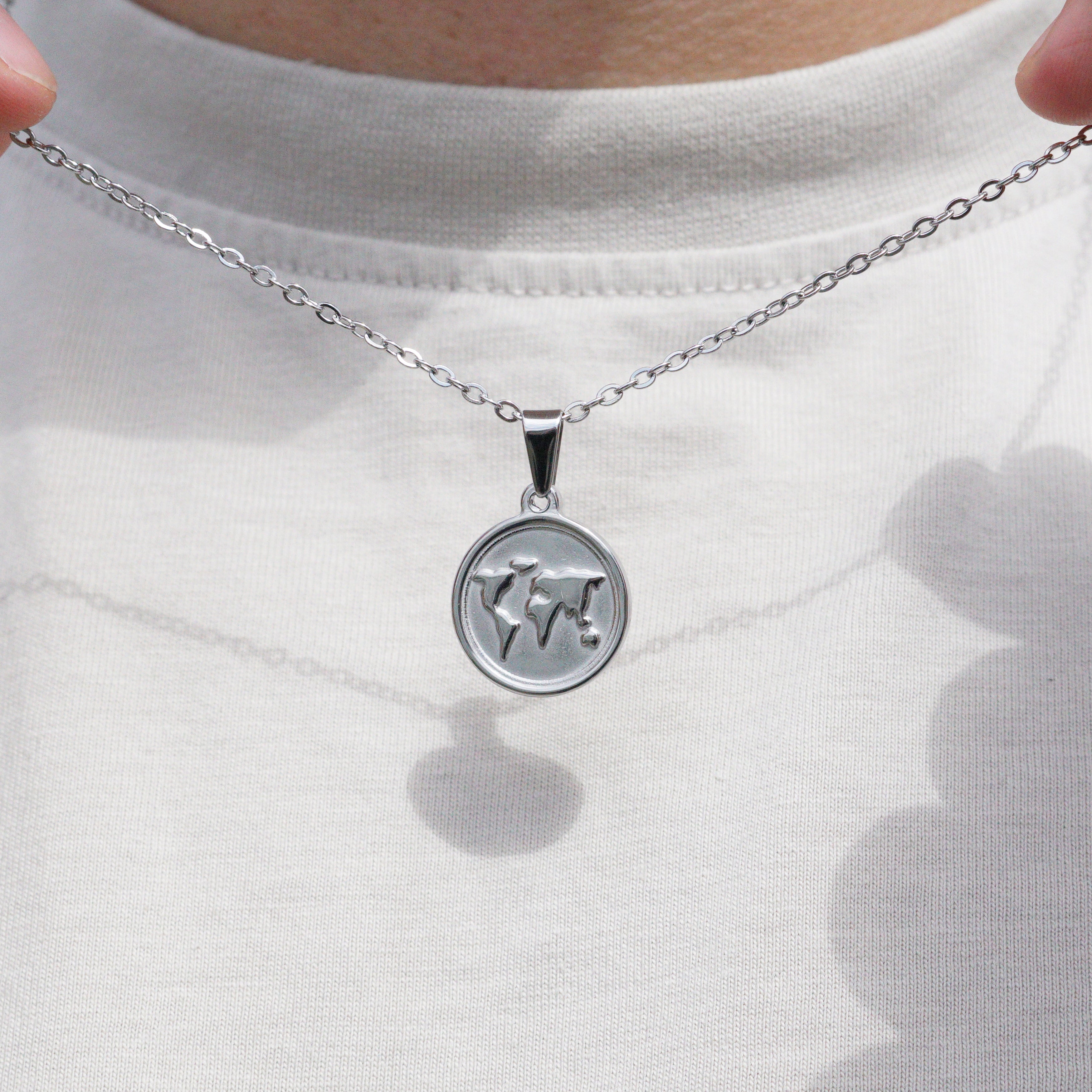 World Necklace - Silver