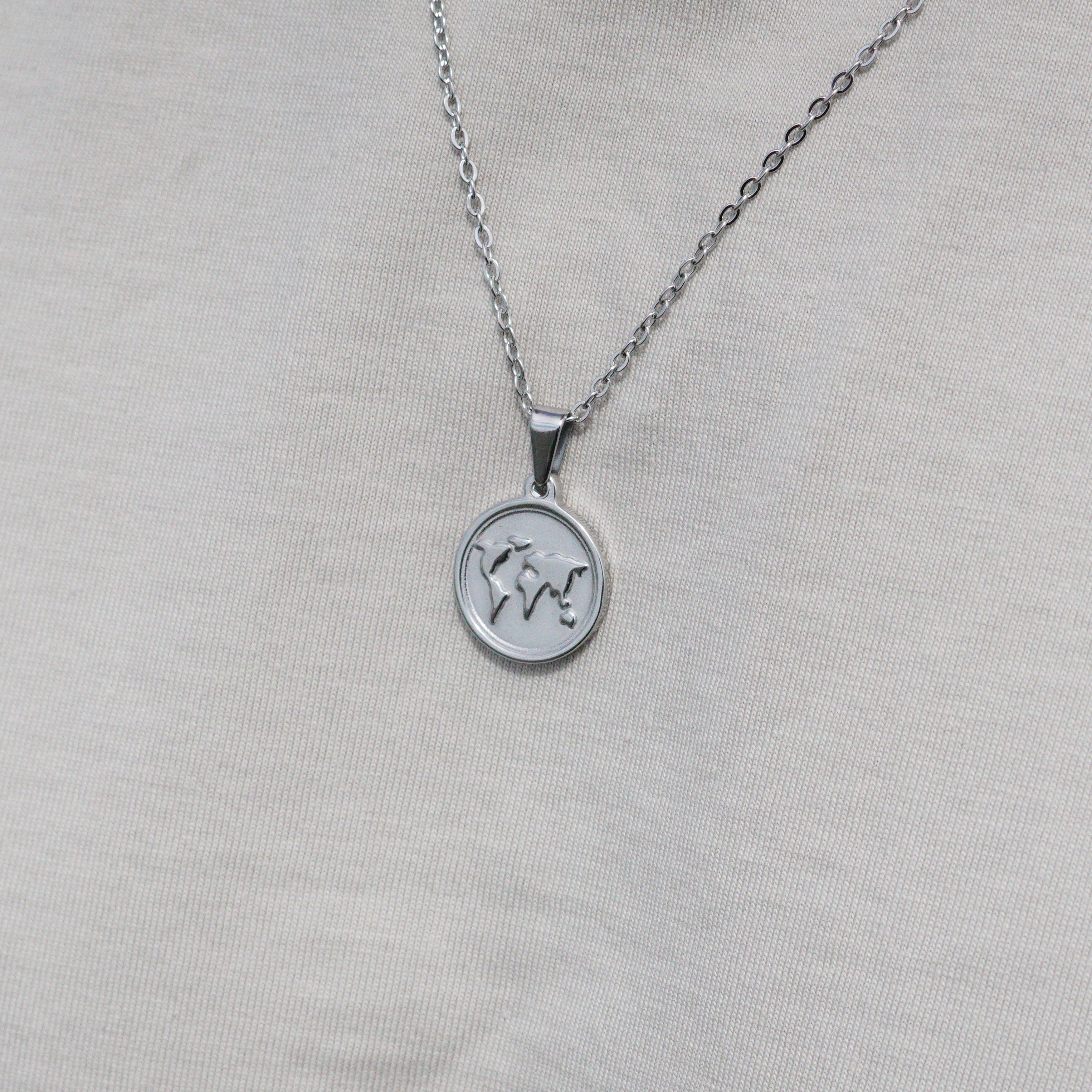 World Necklace - Silver