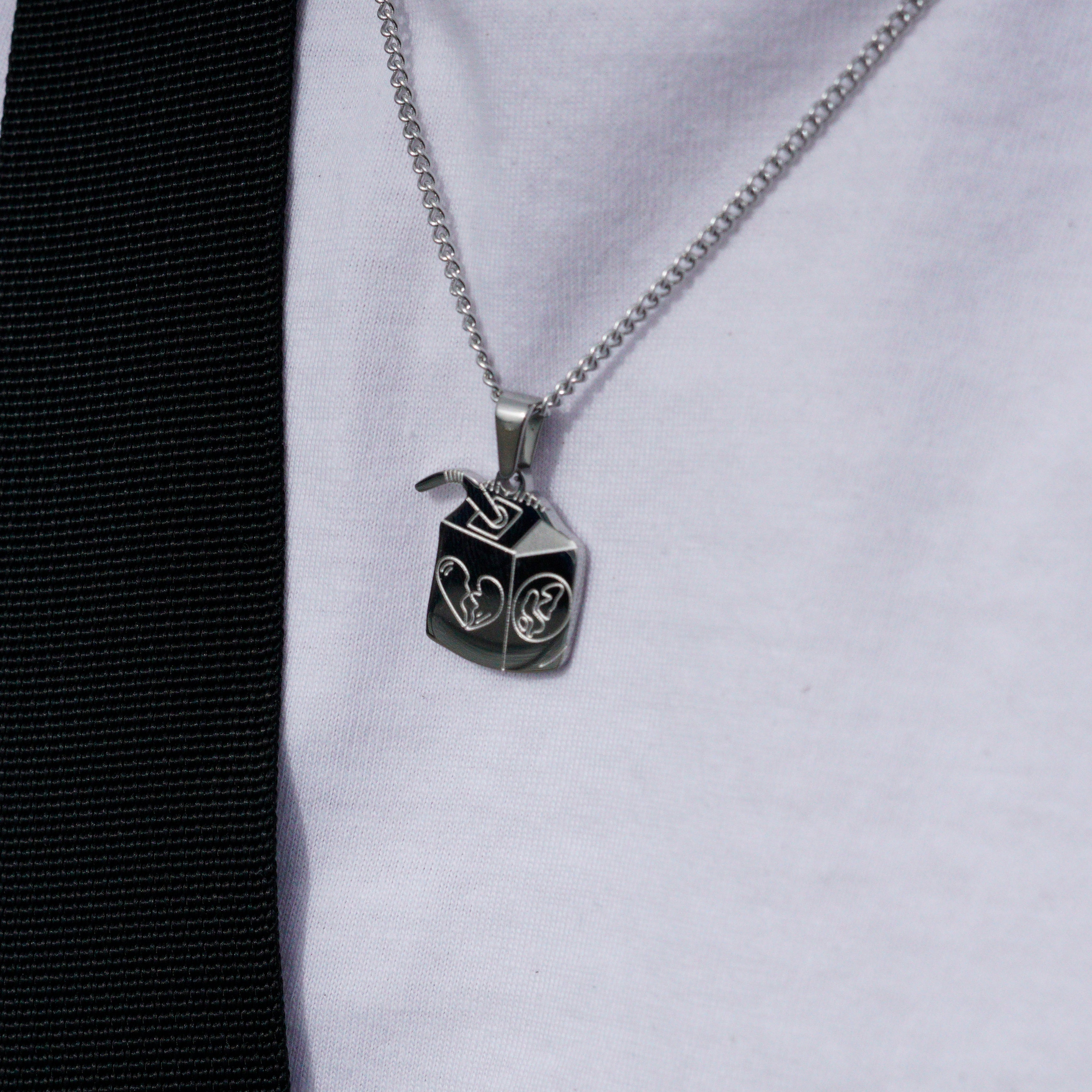 Juice Necklace - Silver Colored