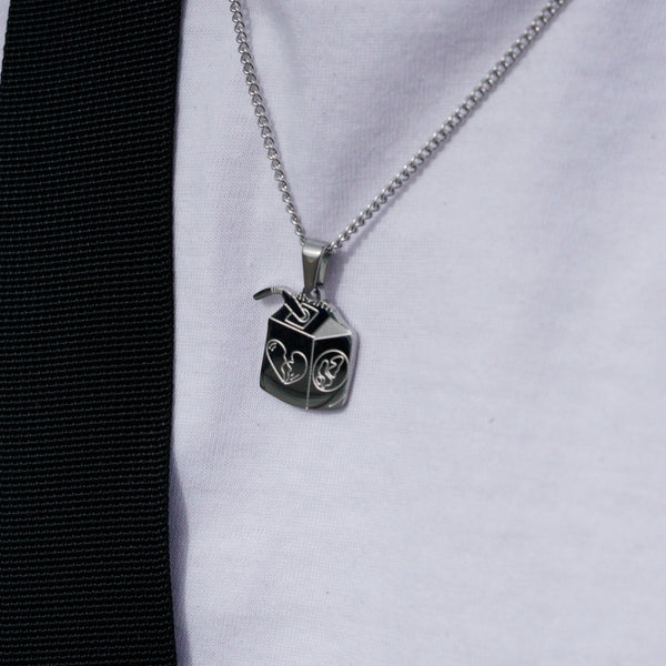 Juice Necklace - Silver Colored
