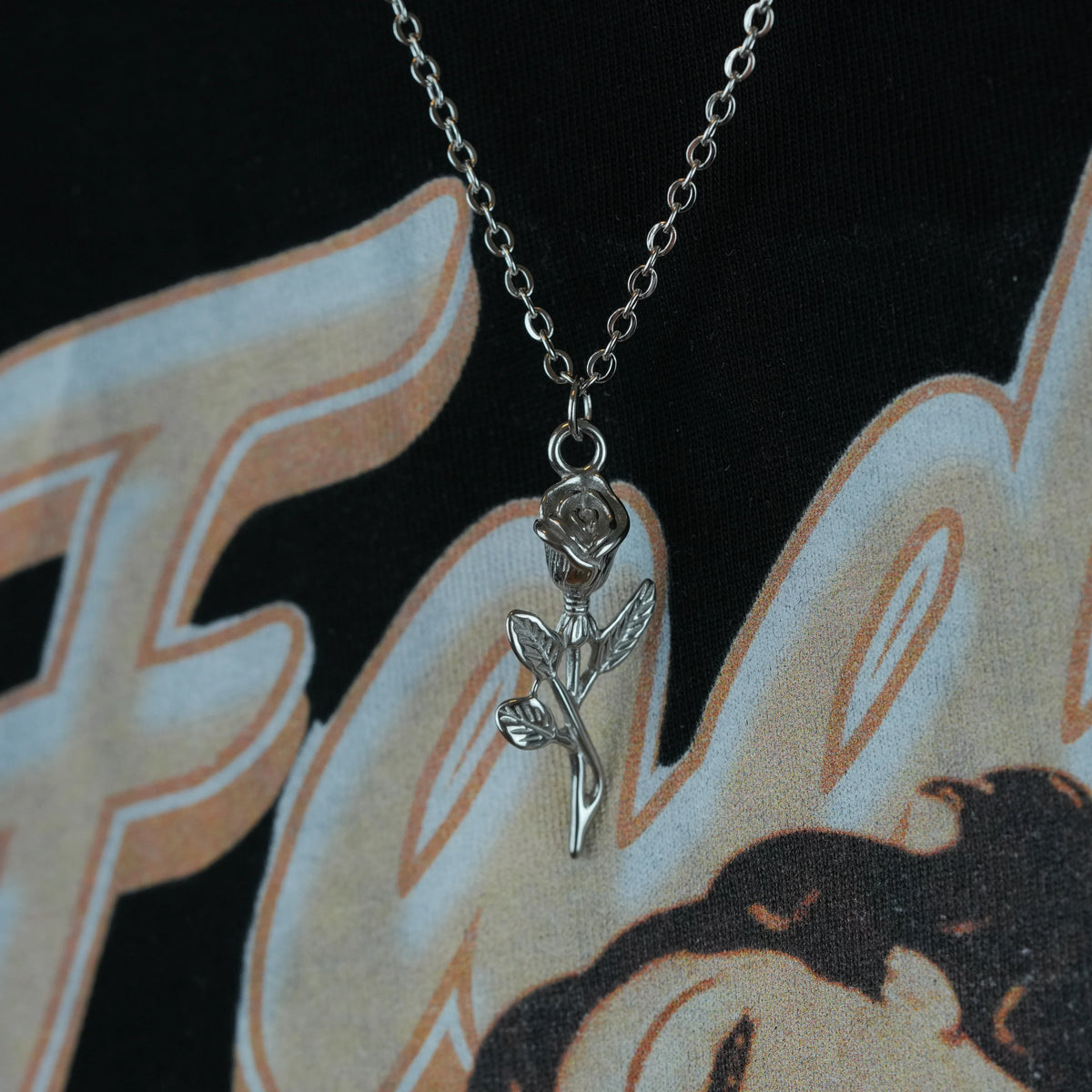 Fleur Necklace – Silver Colored