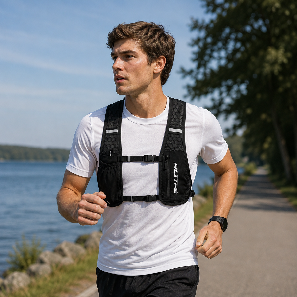 Performance Running Vest Blackout