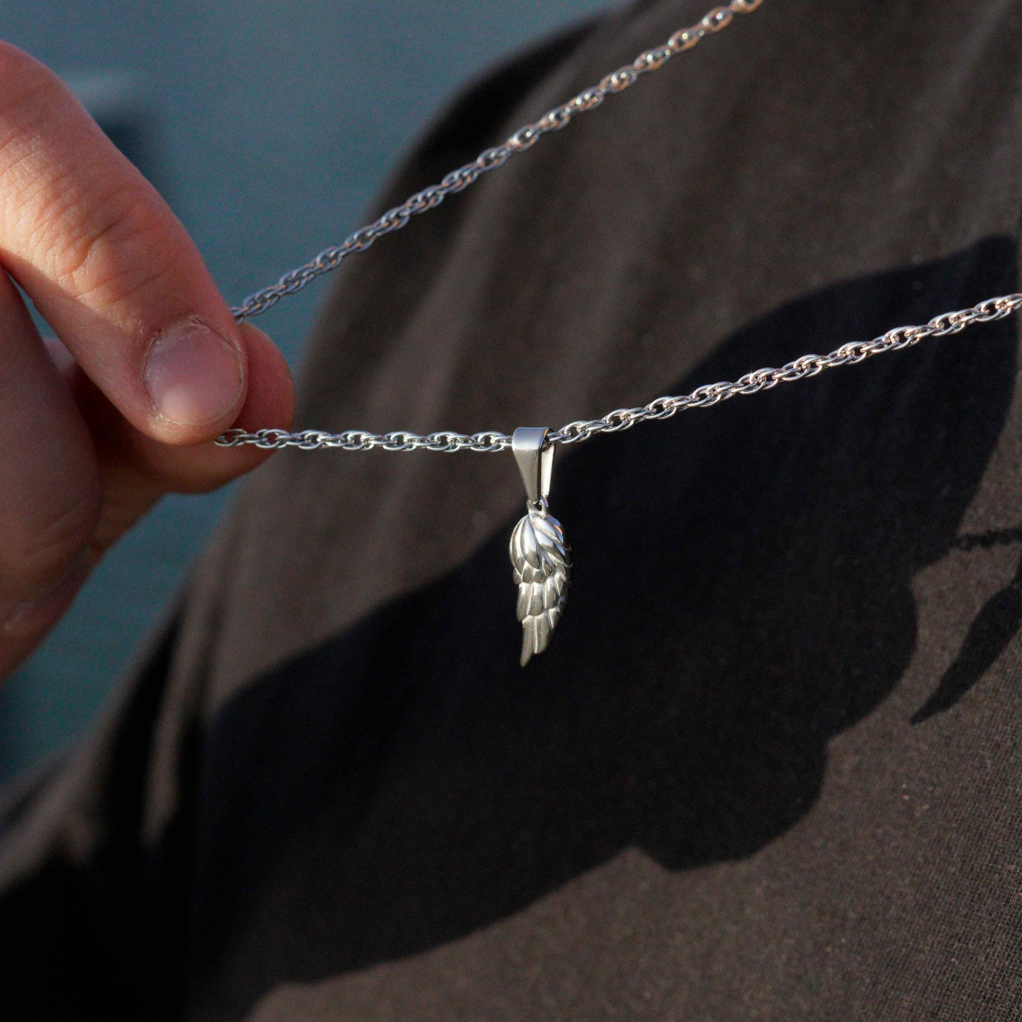 WING NECKLACE - SILVER