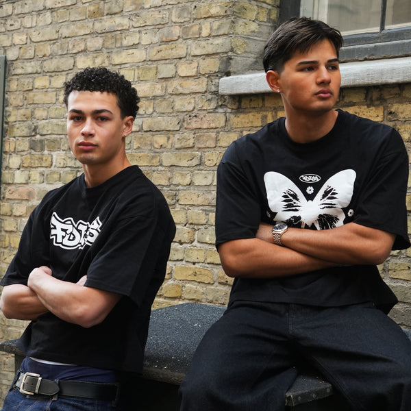 Butterfly Tee White - Box Fit