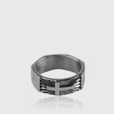 Cross Ring – Masculine cross ring for men statement design