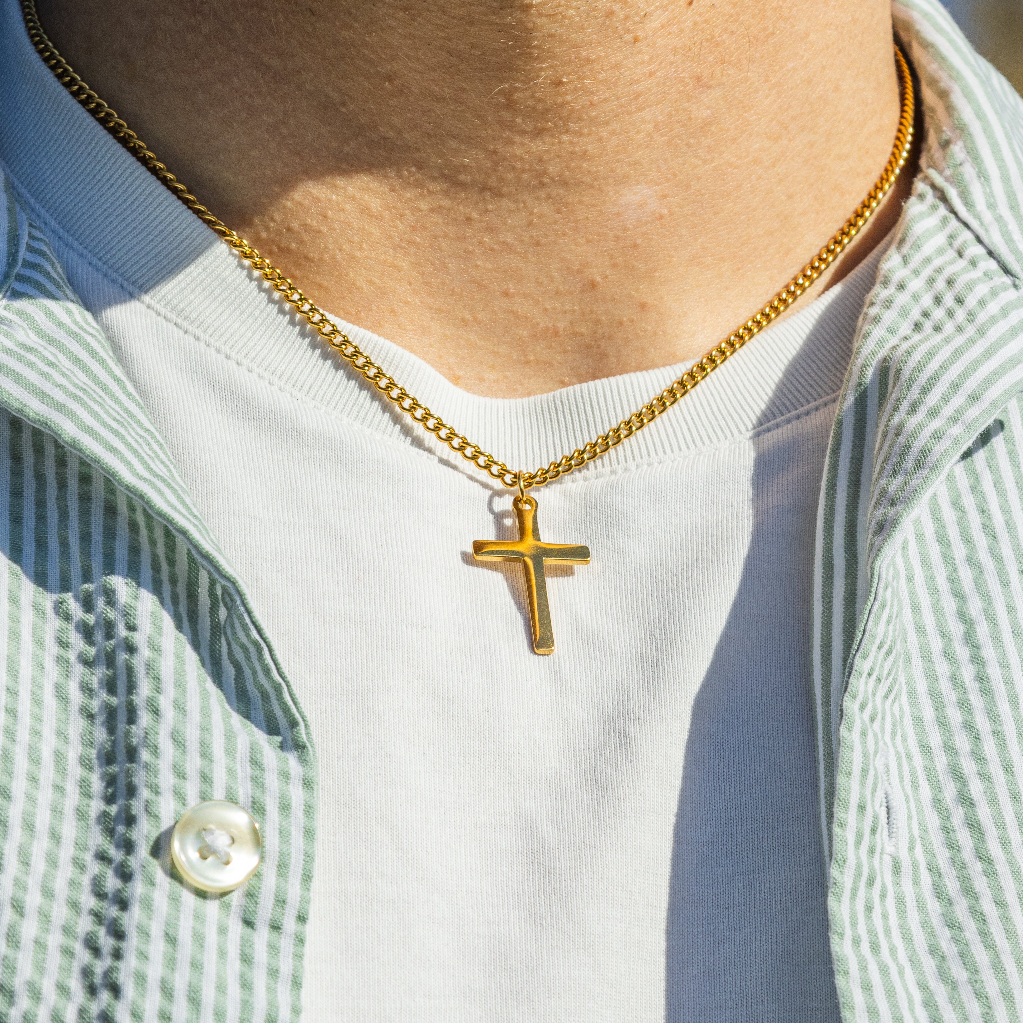 AK-47 ANGEL NECKLACE - GOLD