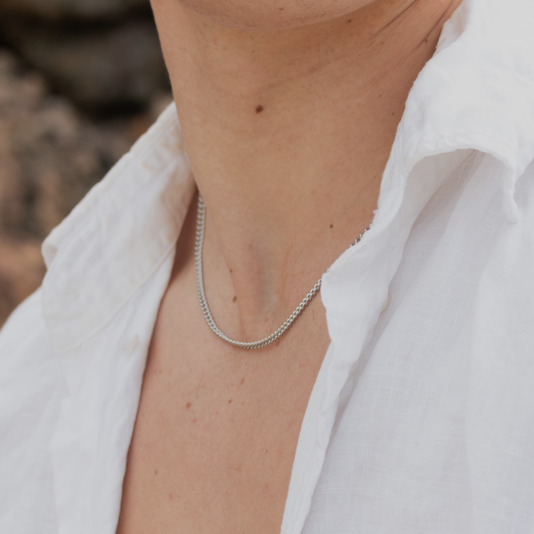 Curb Chain - Silver Colored