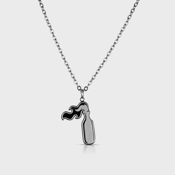 AK-47 ANGEL NECKLACE - SILVER