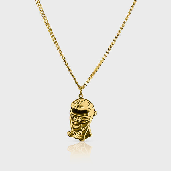 AK-47 ANGEL NECKLACE - GOLD