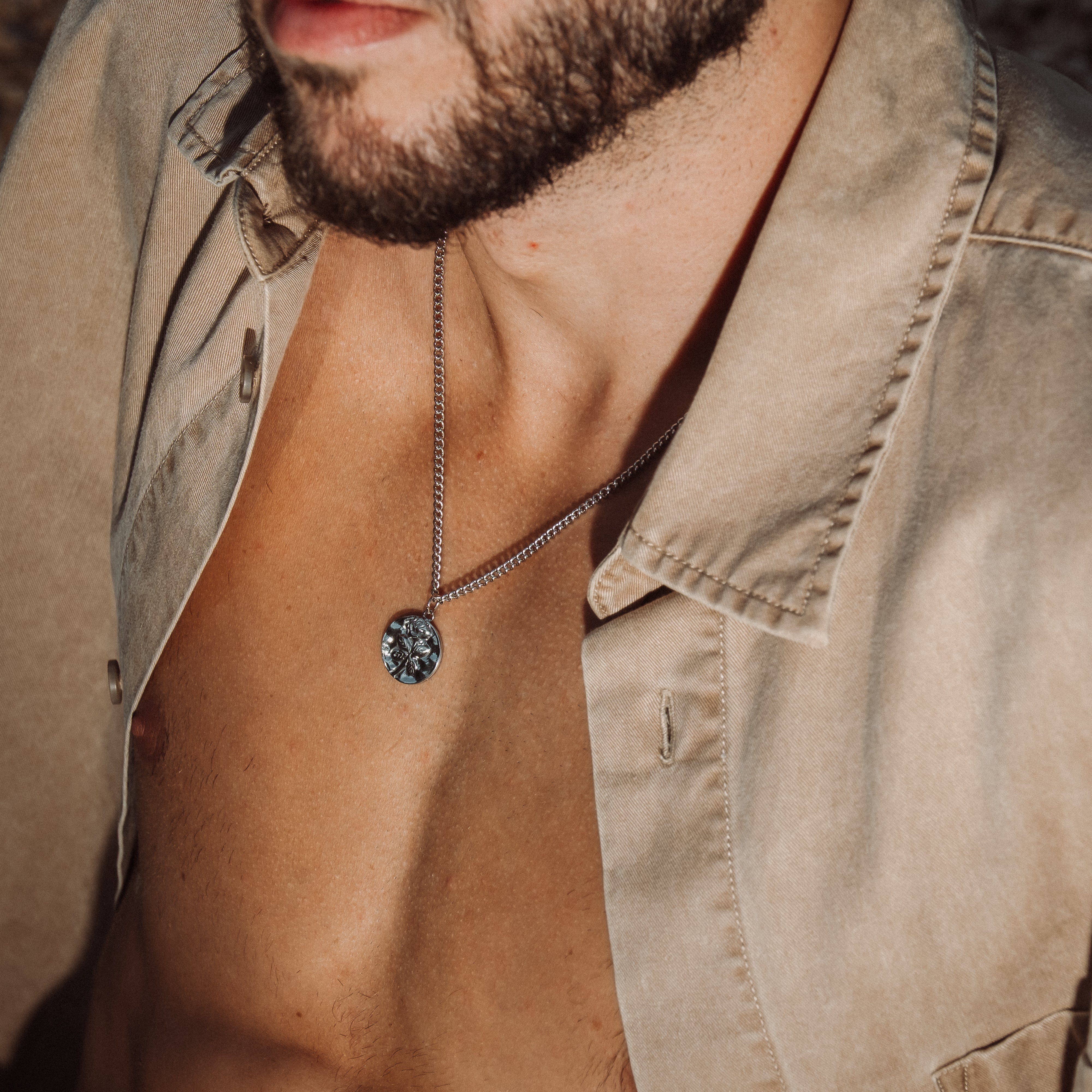 AK-47 ANGEL NECKLACE - GOLD