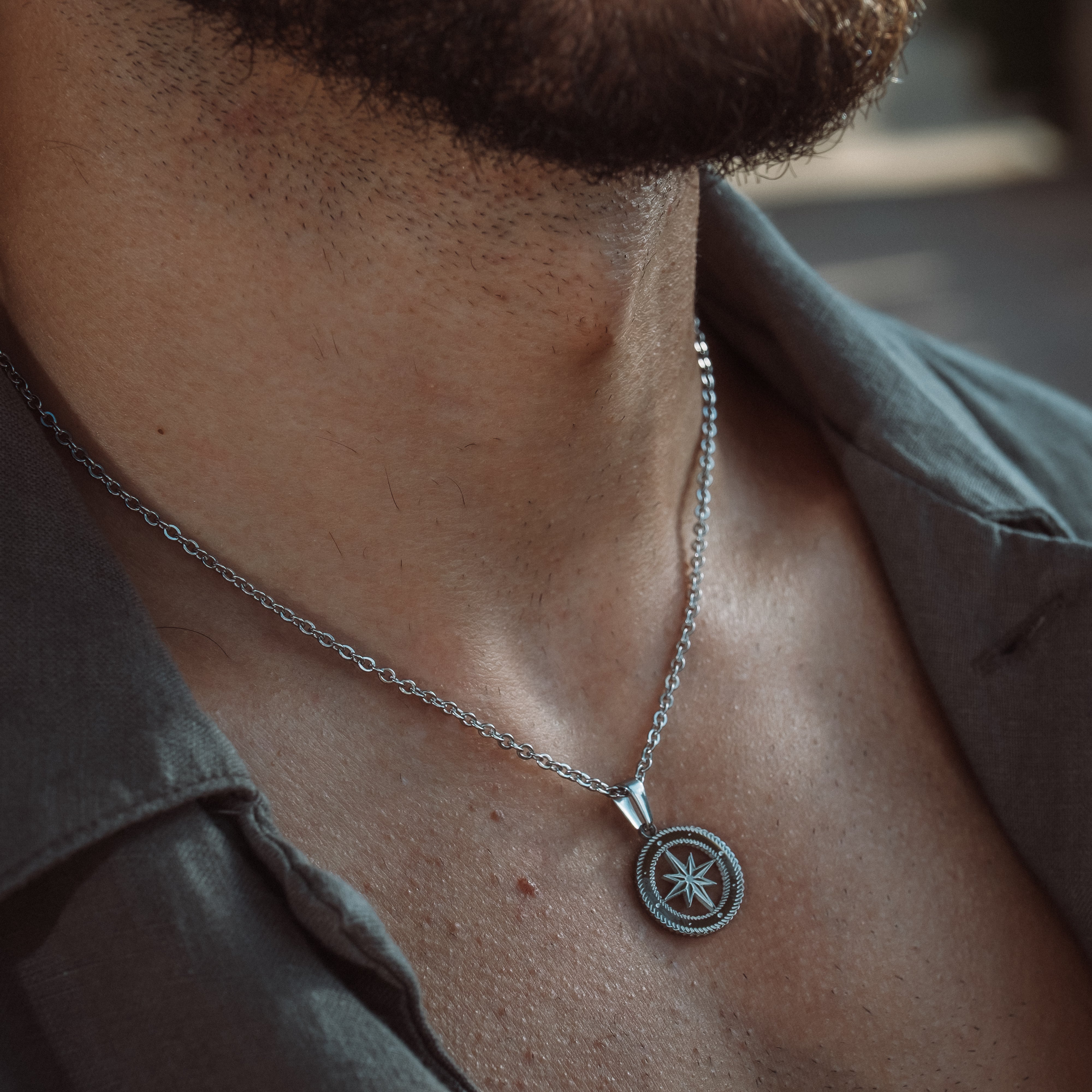 NORTH STAR 2.0 NECKLACE - SILVER TONE
