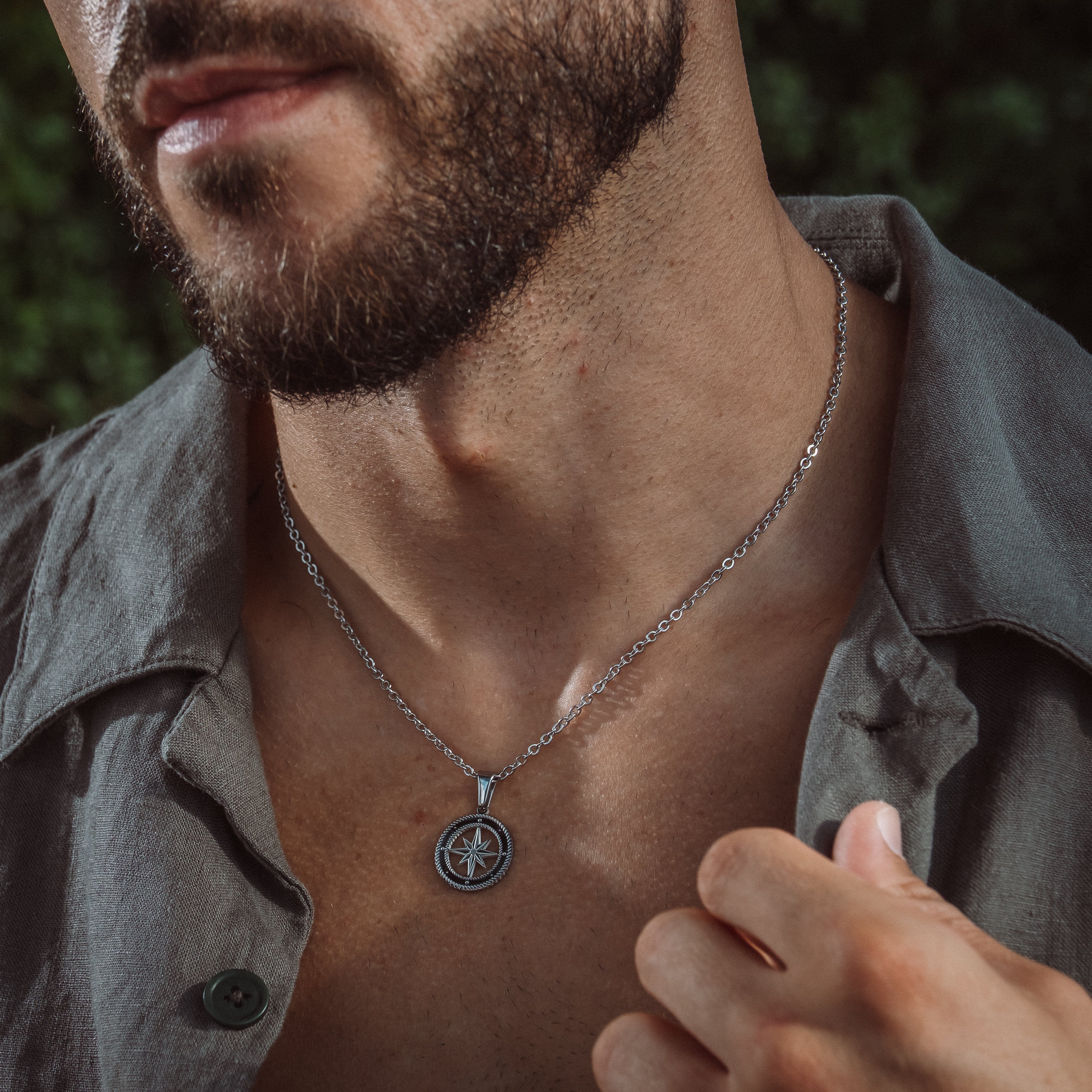 NORTH STAR 2.0 NECKLACE - SILVER TONE
