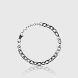 Helios Bracelet – Sun-inspired silver-colored chain bracelet for men
