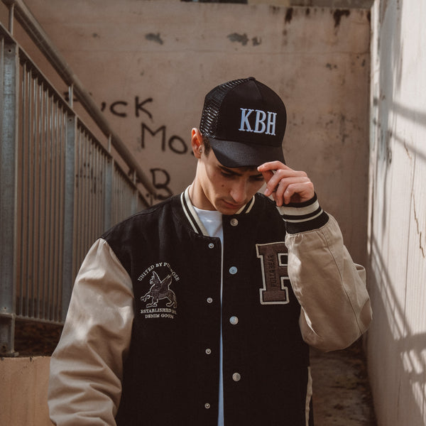 Sort trucker cap med KBH logo