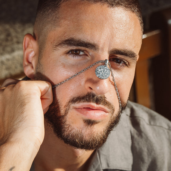 MAD LION NECKLACE - SILVER