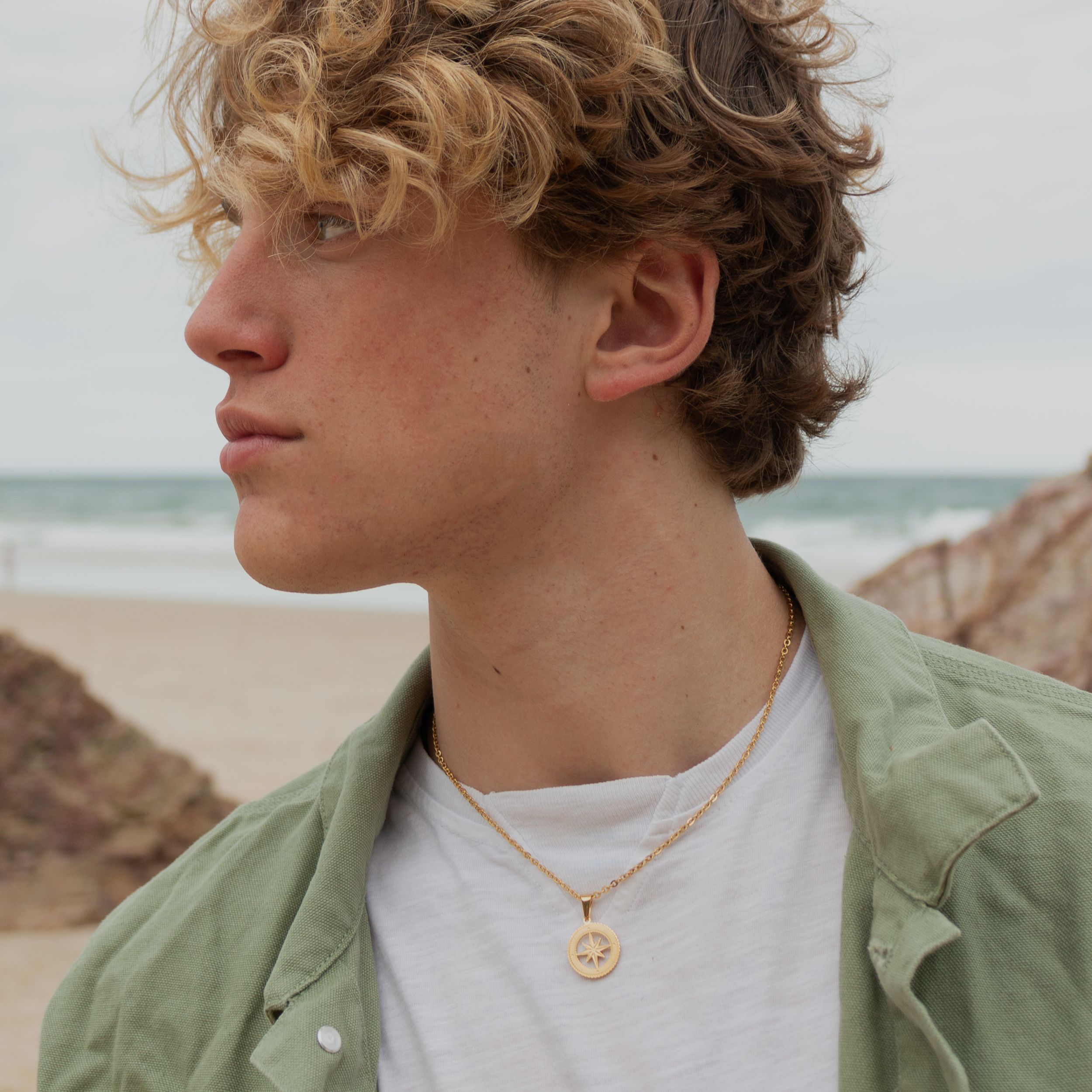 NORTH STAR 2.0 NECKLACE - GOLD TONE