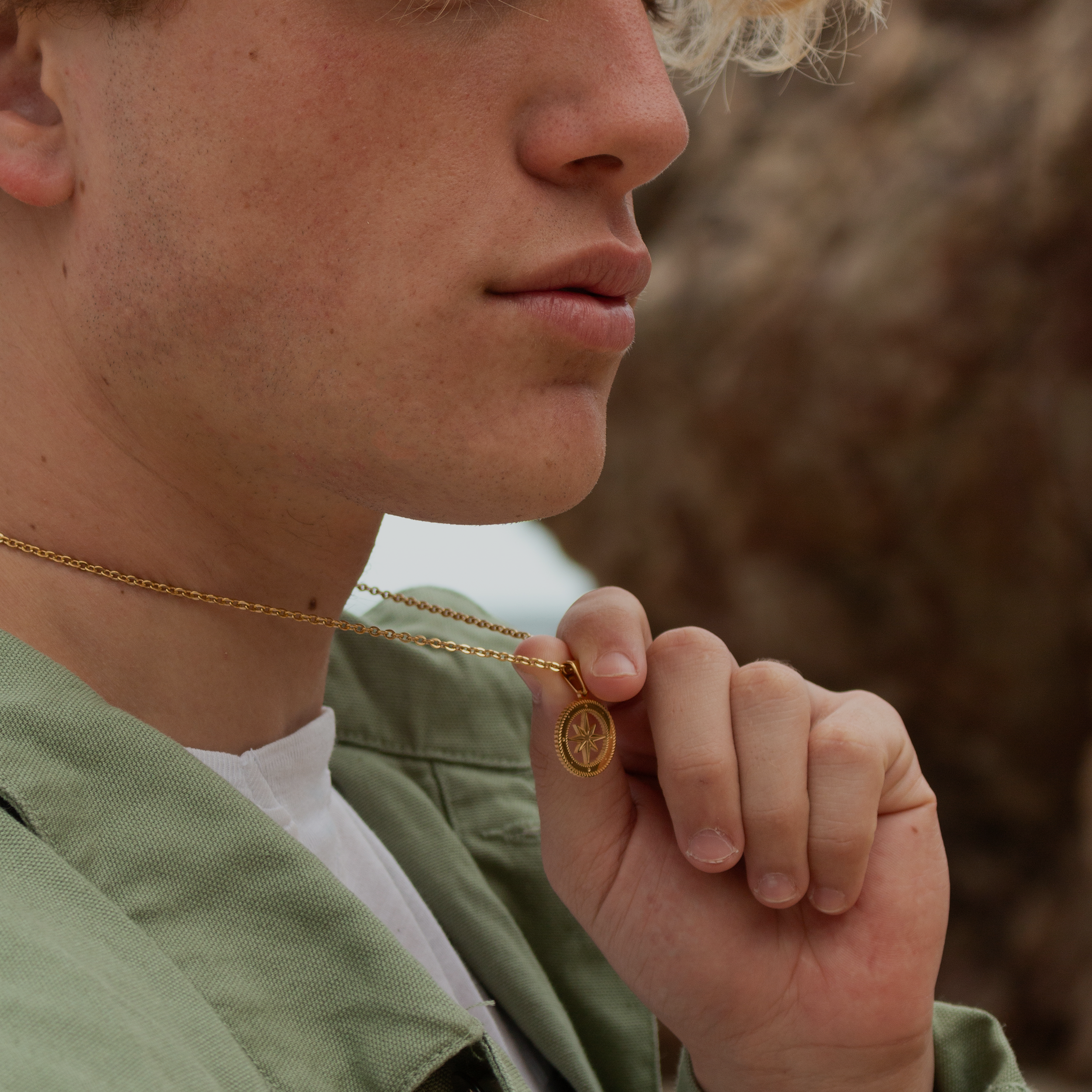 NORTH STAR 2.0 NECKLACE - GOLD TONE