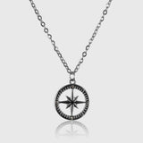 North Star Necklace - Silver Colored