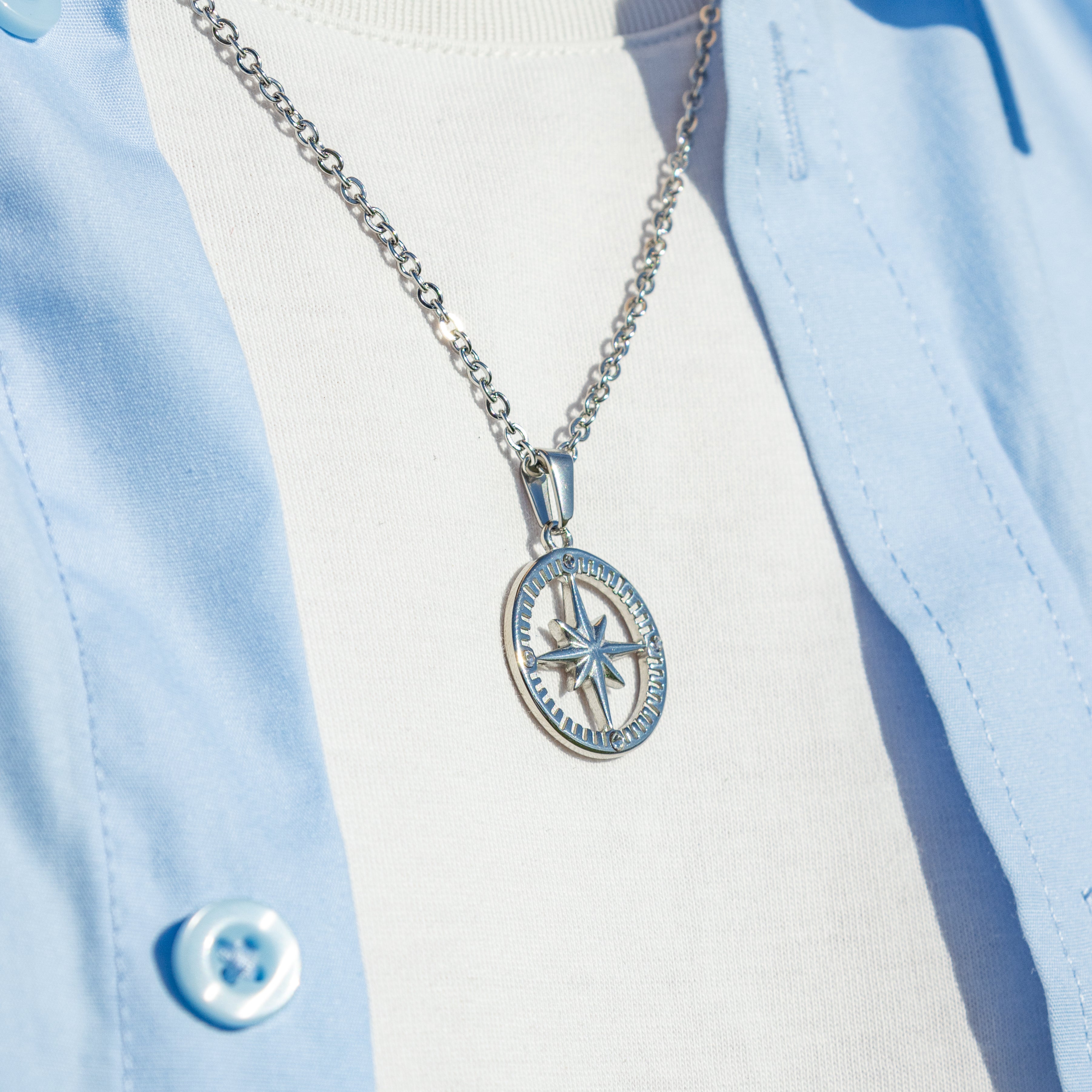 NORTH STAR NECKLACE - SILVER