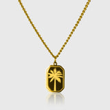 Palm Necklace – 18K Gold Men's Necklace 55 cm Minimalist Design