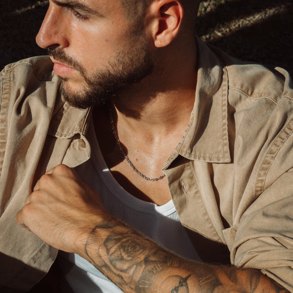 ROPE CHAIN ​​48 CM - SILVER TONE