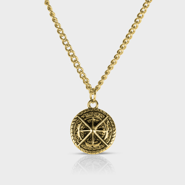 AK-47 ANGEL NECKLACE - GOLD