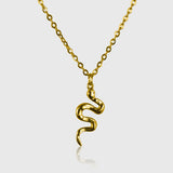 Snake Necklace - 18k Gold Plated