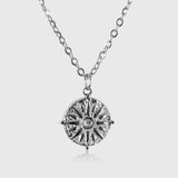 Solar Necklace – 3 mm silver men's necklace
