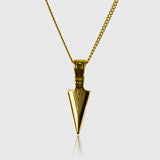 Spine Necklace – Bold gold necklace for the one you love 3mm chain