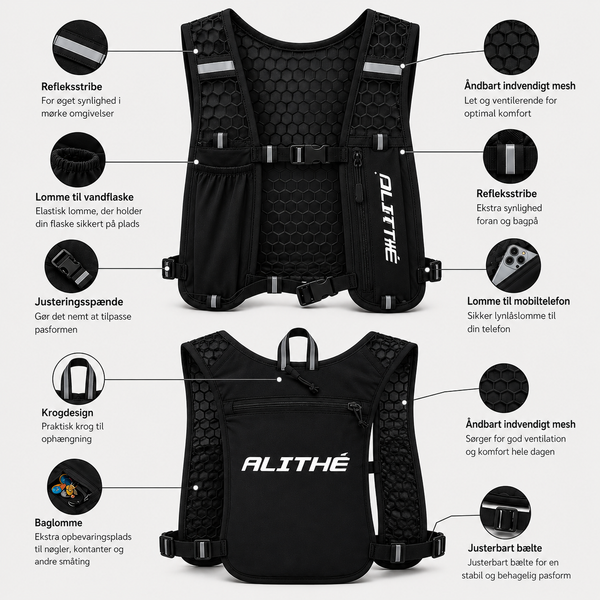 Performance Running Vest Blackout
