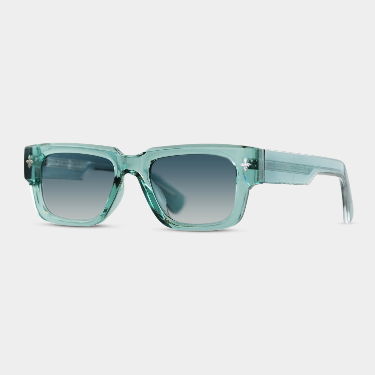 Fadeless Victoria Sky solbriller i transparent mint-grøn med gradient-glas