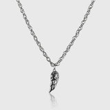 Wing Necklace - Silver Colored