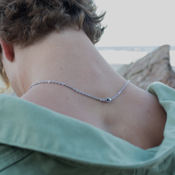 ROPE CHAIN ​​48 CM - SILVER TONE