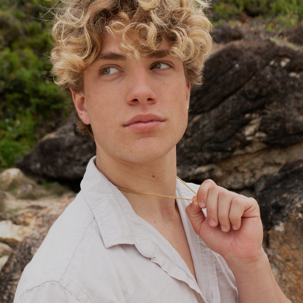 Curb Chain - 18k Gold Plated