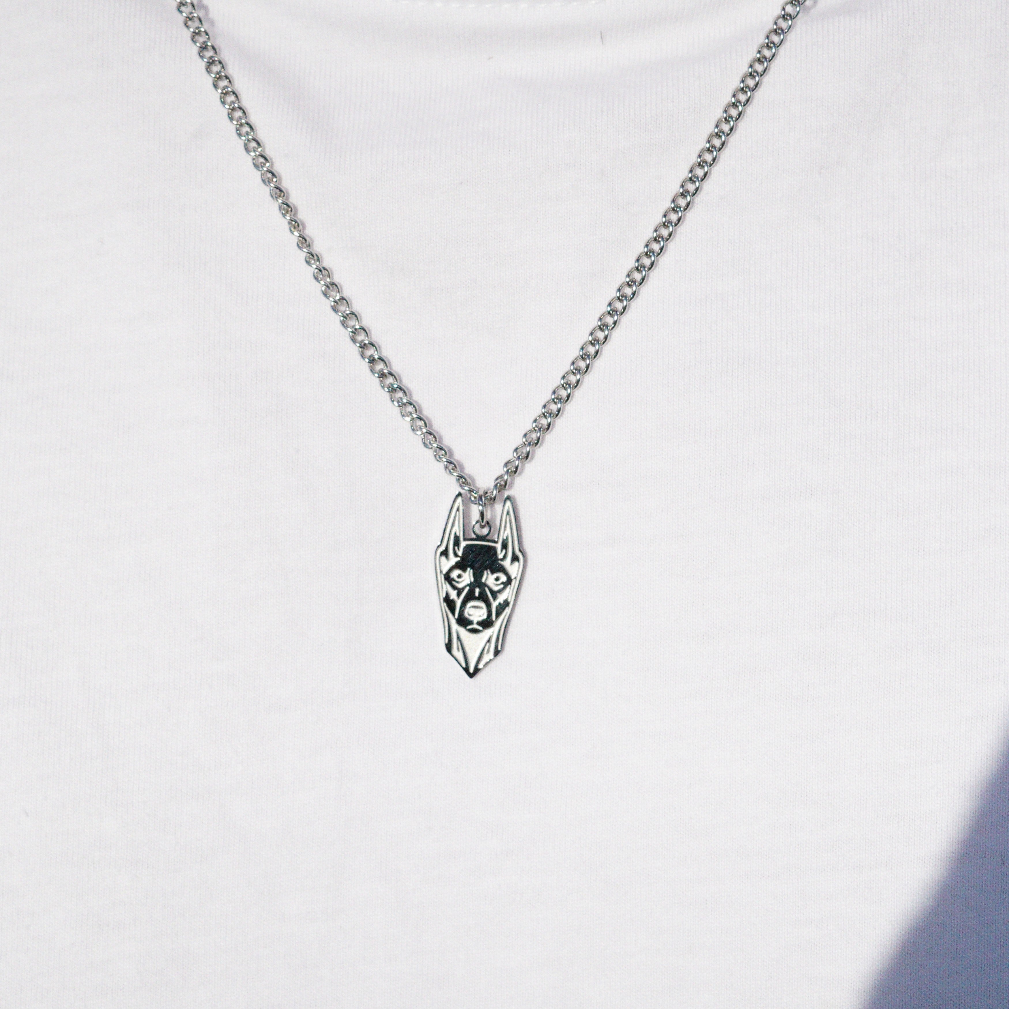DOBERMAN NECKLACE - SILVER