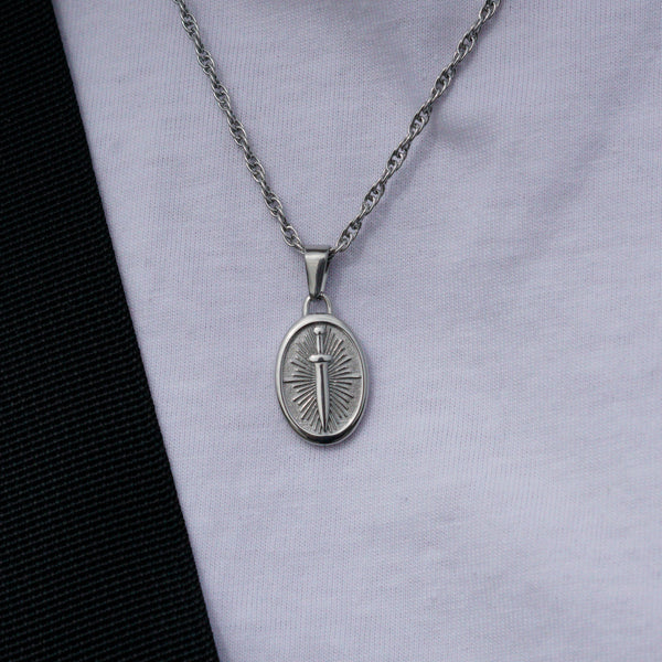 Sword Necklace - Silver