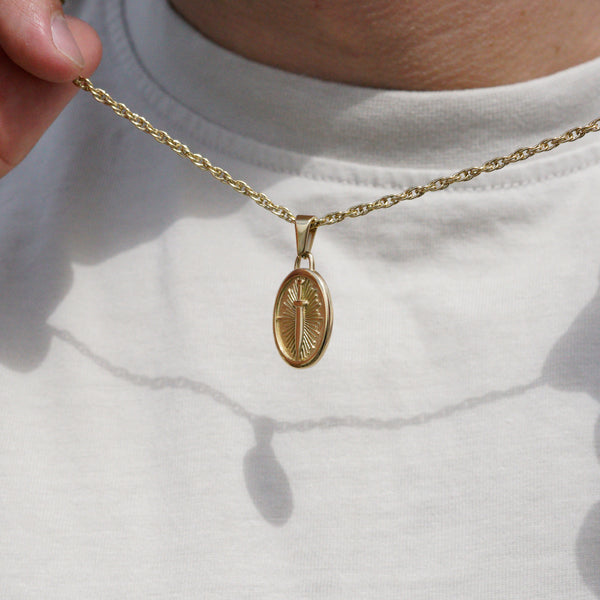 Sword Necklace - 18k Gold Plated