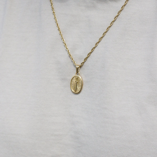 Sword Necklace - 18k Gold Plated