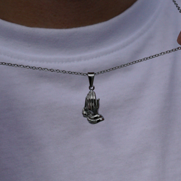 PRAYER NECKLACE - SILVER