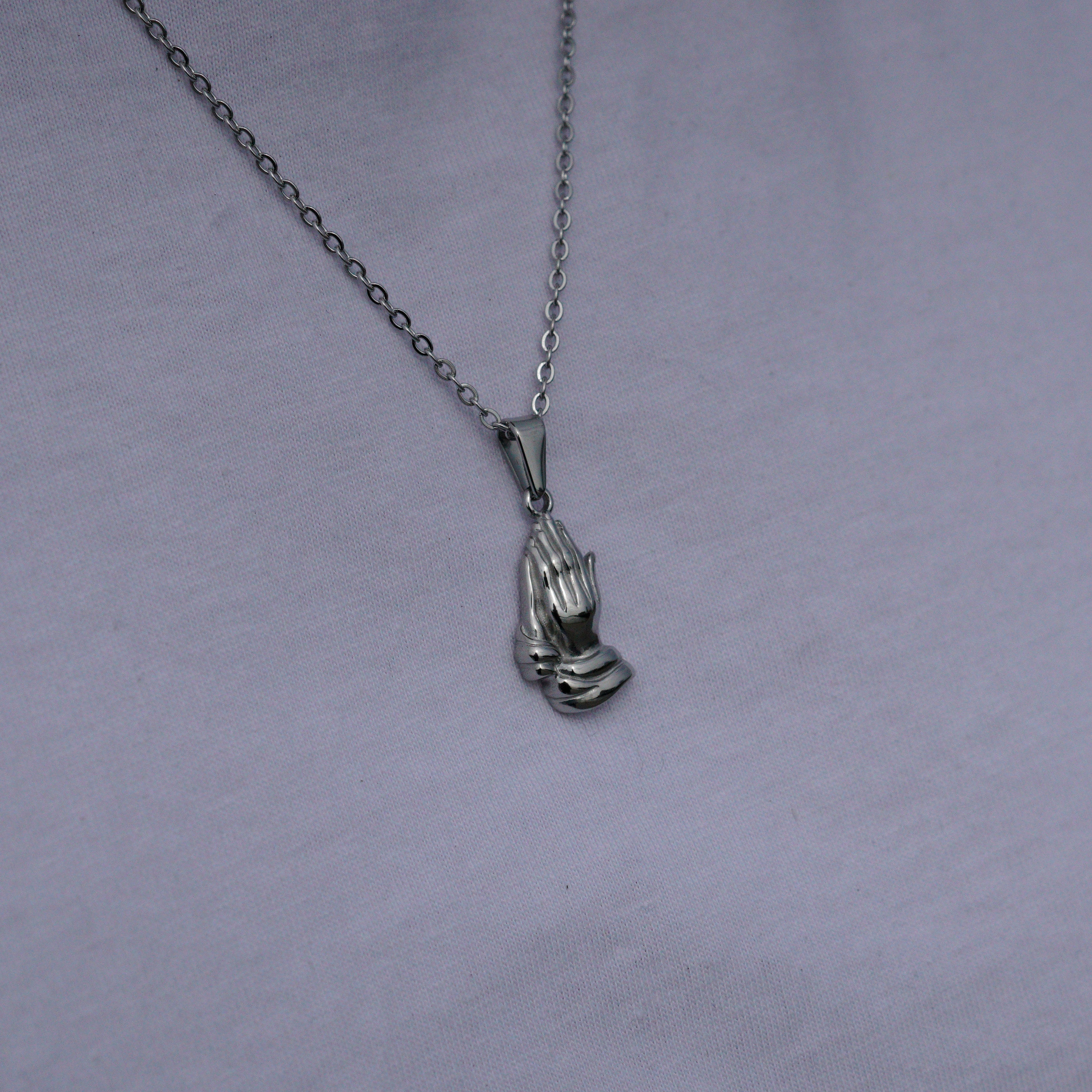PRAYER NECKLACE - SILVER