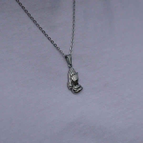 PRAYER NECKLACE - SILVER